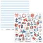 Preview: Mintay Papers - Papier Elemente "Riviera Moments" Paper Elements 12x12 Inch