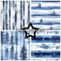 Preview: Paper Favourites - Designpapier "Watercolour Winter" Paper Pack 12x12 Inch 8 Bogen