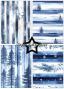 Preview: Paper Favourites - Designpapier "Watercolour Winter" Paper Pack A5 - 24 Bogen