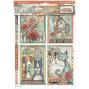 Preview: Stamperia - Decopatch Papier "Selection" Decoupage A4 - 6 Bogen  