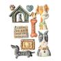 Preview: Stamperia - Gießform A5 "I Love My Dog" Soft Mould 