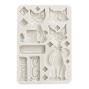 Preview: Stamperia - Gießform A5 "Cats" Soft Mould 