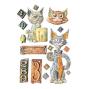 Preview: Stamperia - Gießform A5 "Cats" Soft Mould 