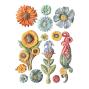Preview: Stamperia - Gießform A5 "Flowers" Soft Mould 