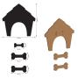 Preview: Stamperia - Holzteile "Doghouse and Bones" MDF Crafty Shapes Blanks