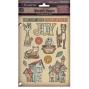 Preview: Stamperia - Holzteile A5 "Furry Friends" Wooden Shapes