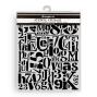 Preview: Stamperia - Schablone 20x25cm "Numbers and Letters Pattern" Stencil