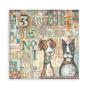 Preview: Stamperia - Designpapier "Furry Friends" Maxi Paper Pack 8x8 Inch - 22 Bogen