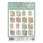 Preview: Stamperia - Papier, Aufkleber & Stanzteile "Furry Friends" Junk Journal Backgrounds,Stickers,Cut-Outs