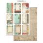 Preview: Stamperia - Papier, Aufkleber & Stanzteile "Furry Friends" Junk Journal Backgrounds,Stickers,Cut-Outs