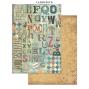 Preview: Stamperia - Papier, Aufkleber & Stanzteile "Furry Friends" Junk Journal Backgrounds,Stickers,Cut-Outs