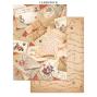 Preview: Stamperia - Papier, Aufkleber & Stanzteile "Gear up for Christmas" Junk Journal Backgrounds,Stickers,Cut-Outs