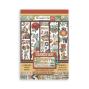 Preview: Stamperia - Washi Papier "Furry Friends" Washi Pad 14,8x21cm - 8 Bogen