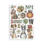 Preview: Stamperia - Washi Papier "Furry Friends" Washi Pad 14,8x21cm - 8 Bogen