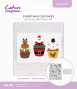 Preview: Crafters Companion - Stempelset & Stanzschablone "Christmas Cupcakes" Stamp & Dies