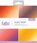 Preview: Crafters Companion - Glitzerkarton "Warm Tones" Ombre Glitter Pad 6x6 Inch - 24 Bogen 
