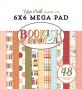 Preview: Echo Park - Designpapier "Bookish" Cardmakers Mega Pad 6x6 Inch - 48 Bogen
