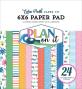 Preview: Echo Park - Designpapier "Plan On It" Paper Pack 6x6 Inch - 24 Bogen