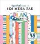 Preview: Echo Park - Designpapier "Plan On It" Cardmakers Mega Pad 6x6 Inch - 48 Bogen