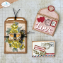 Preview: Elizabeth Craft Designs - Stempelset "Postcard Parts" Clear Stamps