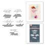 Preview: Spellbinders - Buchdrucktechnik "Fountain Wishes Sentiments" BetterPress Plate & Dies