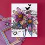 Preview: Spellbinders - Stempelset & Stanzschablone "Sculpted Scripted Floral" Clear Stamps & Dies