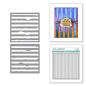 Preview: Spellbinders - Schablone "Tattered Stripes" Stencil