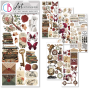 Preview: Ciao Bella - Aufkleber "Book Lover" Transparent Adhesive Sheets 4,72x10,23 Inch - 5 Bogen