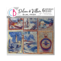 Preview: Ciao Bella - Designpapier "An Artist Journey" Deluxe Silver & Vellum Dual Paper Pack 6x6 Inch - 6 Bogen