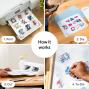 Preview: Cricut - Printable Magnet Sheets A4 "White"