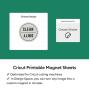 Preview: Cricut - Printable Magnet Sheets A4 "White"