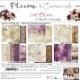 Preview: Craft OClock - Designpapier "Plum & Caramel" Basic Paper Pack 8x8 Inch - 24 Bogen