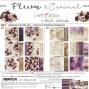 Preview: Craft OClock - Designpapier "Plum & Caramel" Medium Paper Pack 8x8 Inch - 24 Bogen