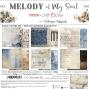 Preview: Craft OClock - Designpapier "Melody of My Soul" Basic Paper Pack 8x8 Inch - 24 Bogen