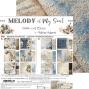 Preview: Craft OClock - Designpapier "Melody of My Soul" Medium Paper Pack 8x8 Inch - 24 Bogen