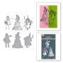 Preview: Spellbinders - Buchdrucktechnik "Dorothy & the Witches" BetterPress Plate & Dies