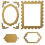 Preview: Stamperia - Holzteile "Frames and Plates" MDF Crafty Shapes Blanks