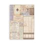 Preview: Stamperia - Washi Papier "Quiet Days" Washi Pad 14,8x21cm - 8 Bogen