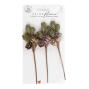 Preview: Prima Marketing - Papier Blumen "Twinkle & Treats" Flowers Evergreen Sprigs