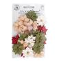 Preview: Prima Marketing - Papier Blumen "Twinkle & Treats" Flowers Holiday Blooms 