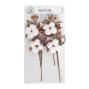 Preview: Prima Marketing - Papier Blumen "Twinkle & Treats" Flowers Snowy Cotton