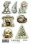Preview: Reprint - Aufkleber "Home For Christmas" Sticker 10x21cm - 3 Bogen