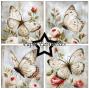 Preview: Paper Favourites - Designpapier "Grunge Butterflies" Paper Pack 6x6 Inch - 24 Bogen