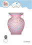 Preview: Elizabeth Craft Designs - Stanzschalone "Delicate Fancy Vase" Dies