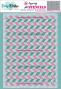 Preview: Carlijn Design - Schablone A6 "Chevron" Stencil