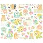 Preview: Simple Stories - Stanzteile "Say Cheese Classic Pooh Baby" Floral Bits & Pieces 