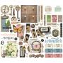 Preview: Simple Stories - Stanzteile "Vintage Junk Drawer" Bits & Pieces 