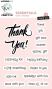 Preview: Creative Craft Lab - Studio Light - Stempelset "Thank You" Clear Stamps