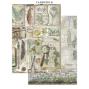 Preview: Stamperia - Papier, Aufkleber & Stanzteile "Herbarium Silvae" Junk Journal Backgrounds,Stickers,Cut-Outs