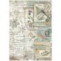 Preview: Stamperia - Decopatch Papier "Herbarium Silvae" Decoupage A4 - 6 Bogen  